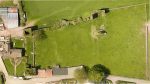 Aerial photograph of Gleaston Castle 3
