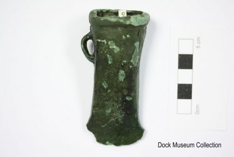Socketed bronze axe head found on Birkrigg Common
